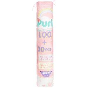 Bông tẩy trang Puri gói 130 miếng