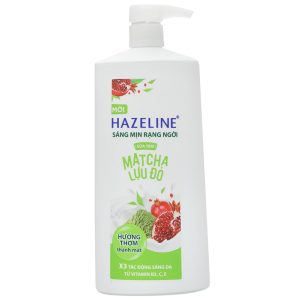 Sữa tắm dưỡng sáng Hazeline matcha lựu đỏ 796ml
