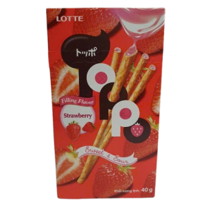 Bánh Quế Toppo Dâu 40g